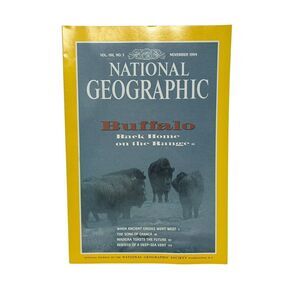 National‎ Geographic Magazine November 1994 Vintage Buffalo Deep Sea Greece